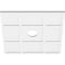 Ekena Millwork Rubik Architectural Grade PVC Contemporary Ceiling Medallion, 20"OD x 3"ID x 7"C x 1"P CMP20RK-03000 - alternate 2